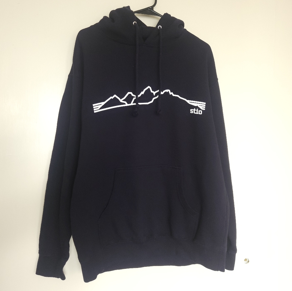 Stio Sweatshirt Hoodie Large Navy